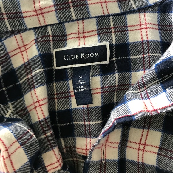 WHITE/BLUE FLANNEL! Men’s (BUT BEST FOR LADIES) - Picture 3 of 3